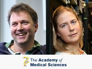 Ewan Birney and Sarah Teichmann elected Fellows of the Academy of Medical 
Sciences
