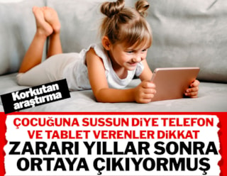 Çocuğuna telefon-tablet veren ebeveynler dikkat: Araştırmadan korkutan sonuç çıktı