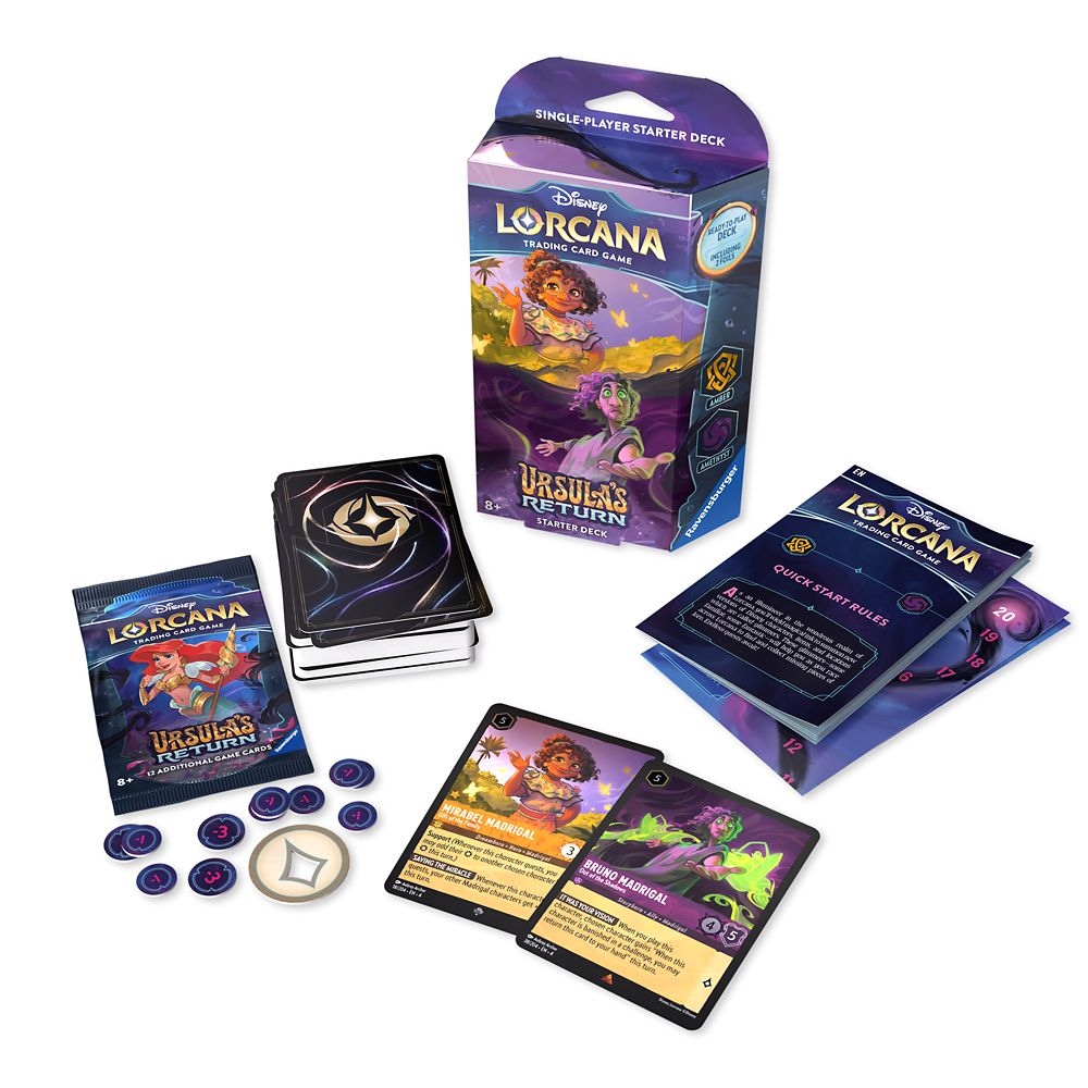 Disney Lorcana Trading Card Game by Ravensburger – Ursula's Return – Starter Deck – Encanto