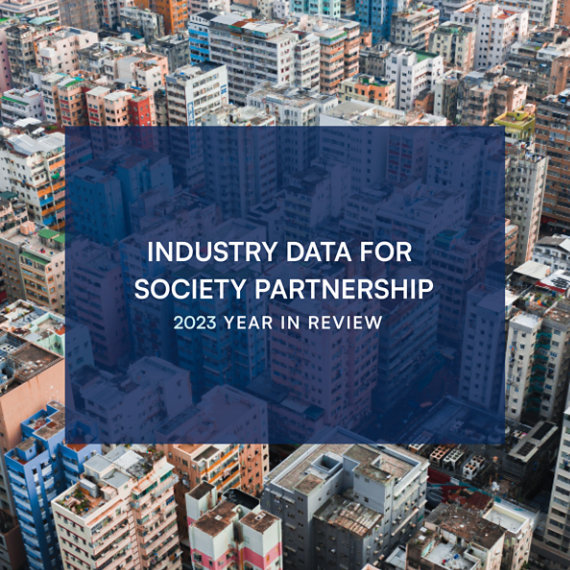 Cover of the Industry Data for Society Partnership 2023 Year in Review Report