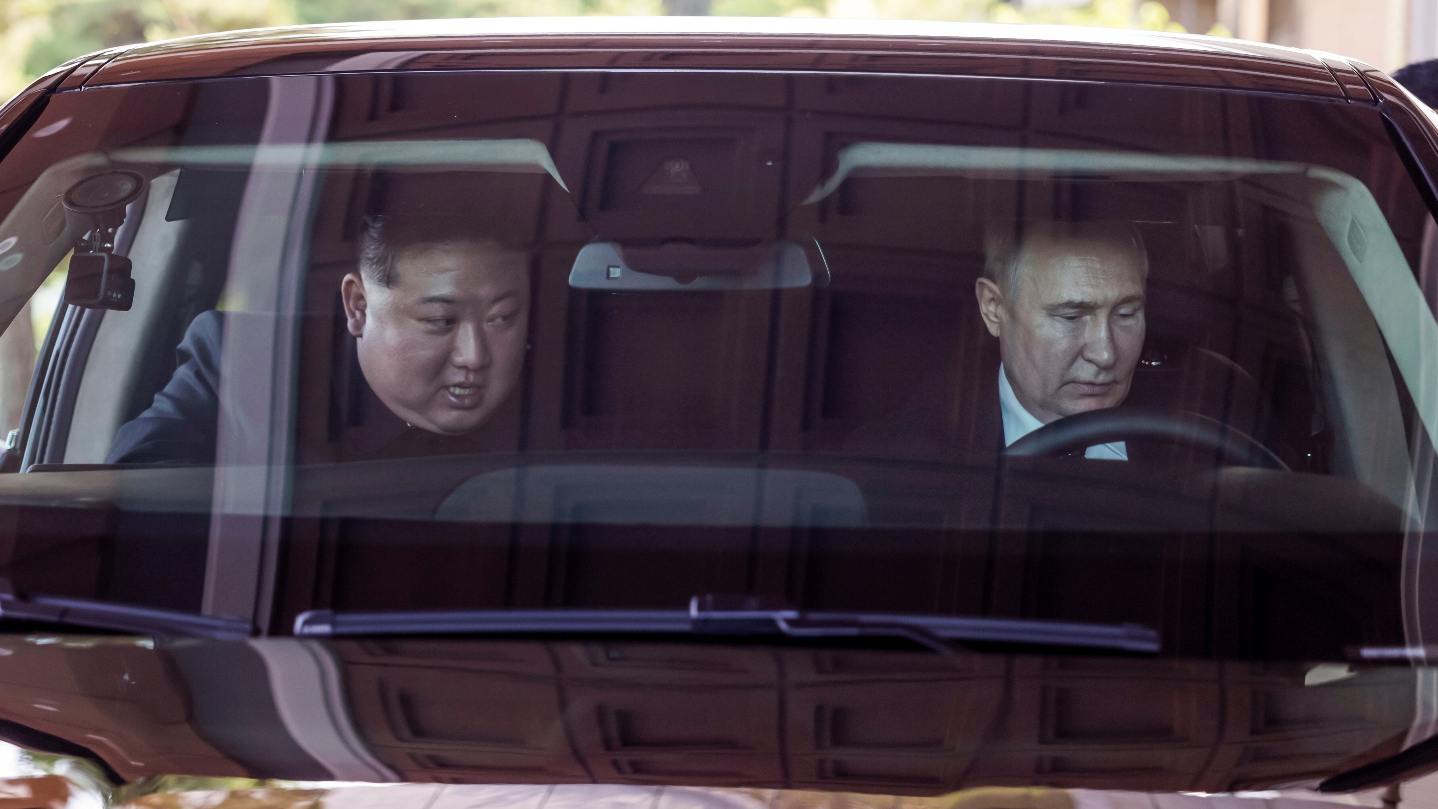 Putin y Kim Jong Un en Corea del Norte, en 2024.