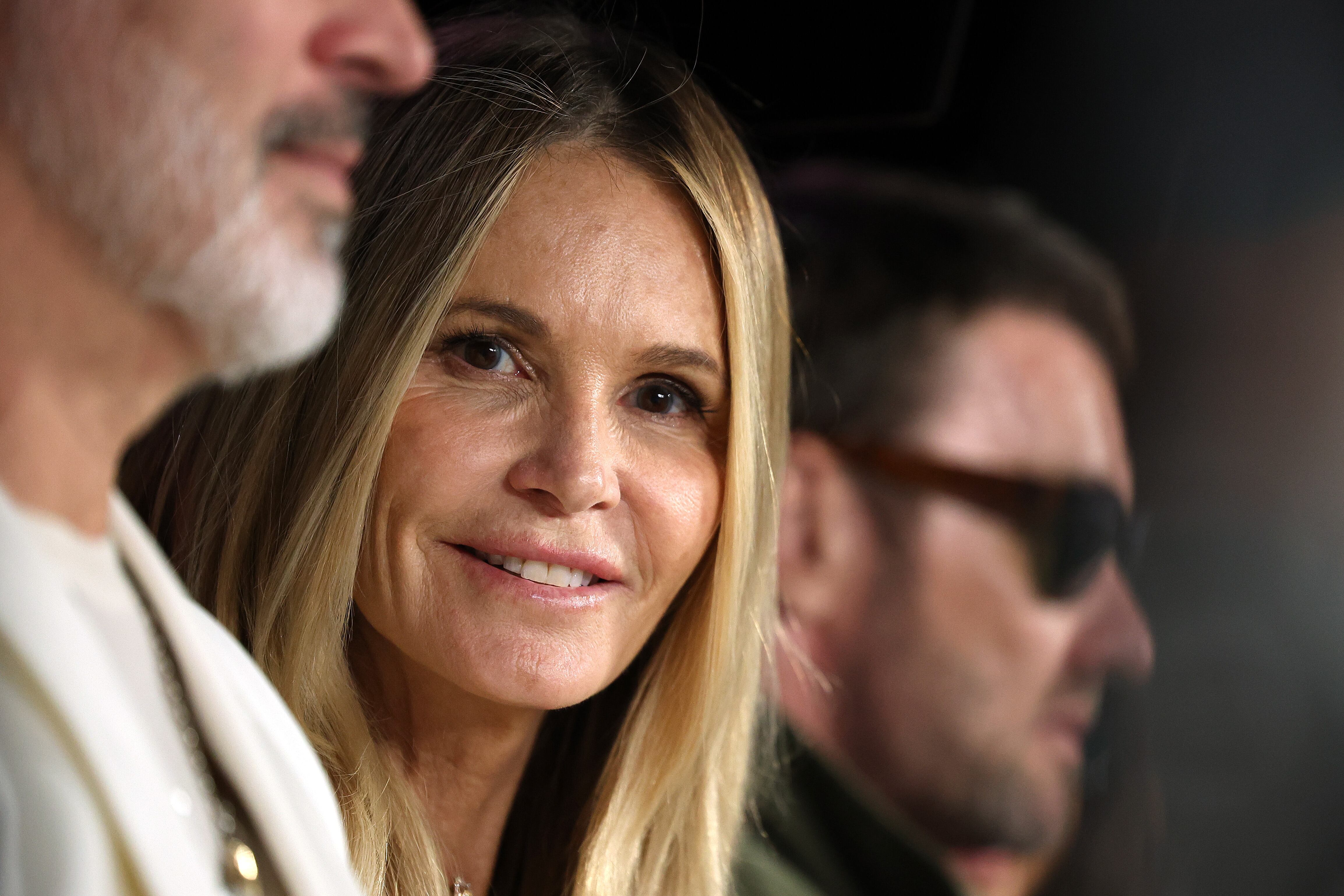 Elle Macpherson at the 2024 Australian Open on January 28, 2024 in Melbourne.