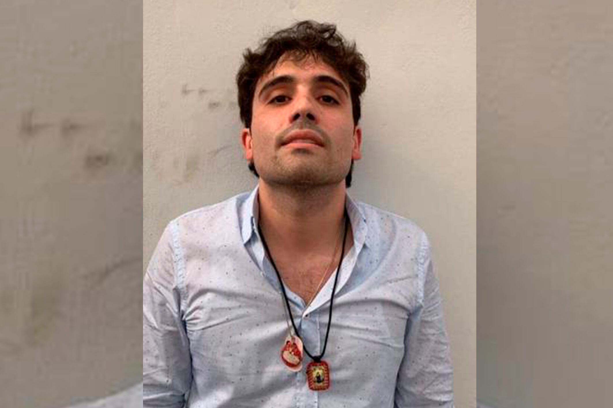 Ovidio Guzmán in an image taken after his first arrest in 2019.