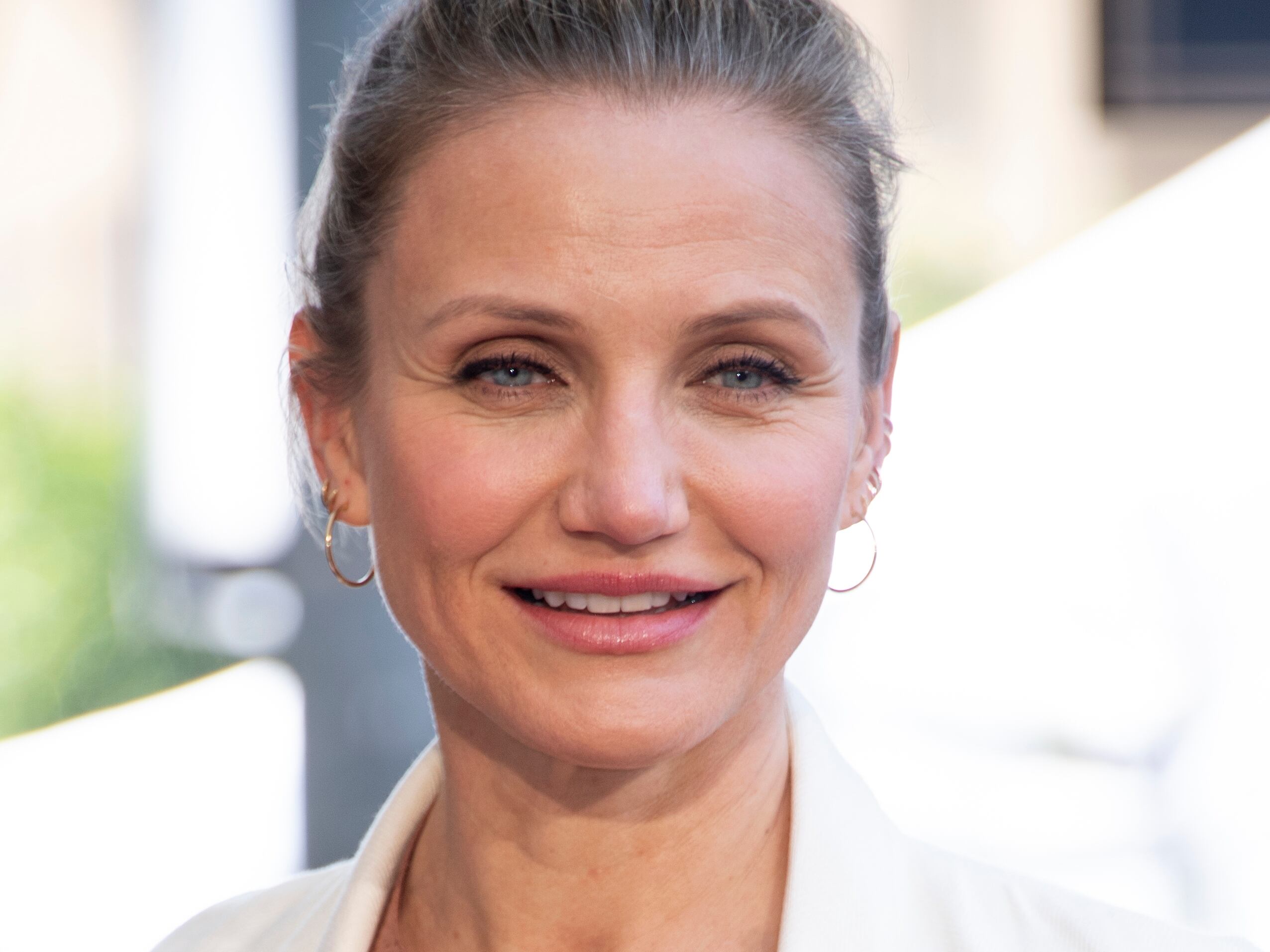 Cameron Diaz, fotografiada en 2019. Aunque estaba retirada entonces, acompañó a su amiga Lucy Liu cuando recibió una estrella en el Paseo de la Fama de Hollywood.