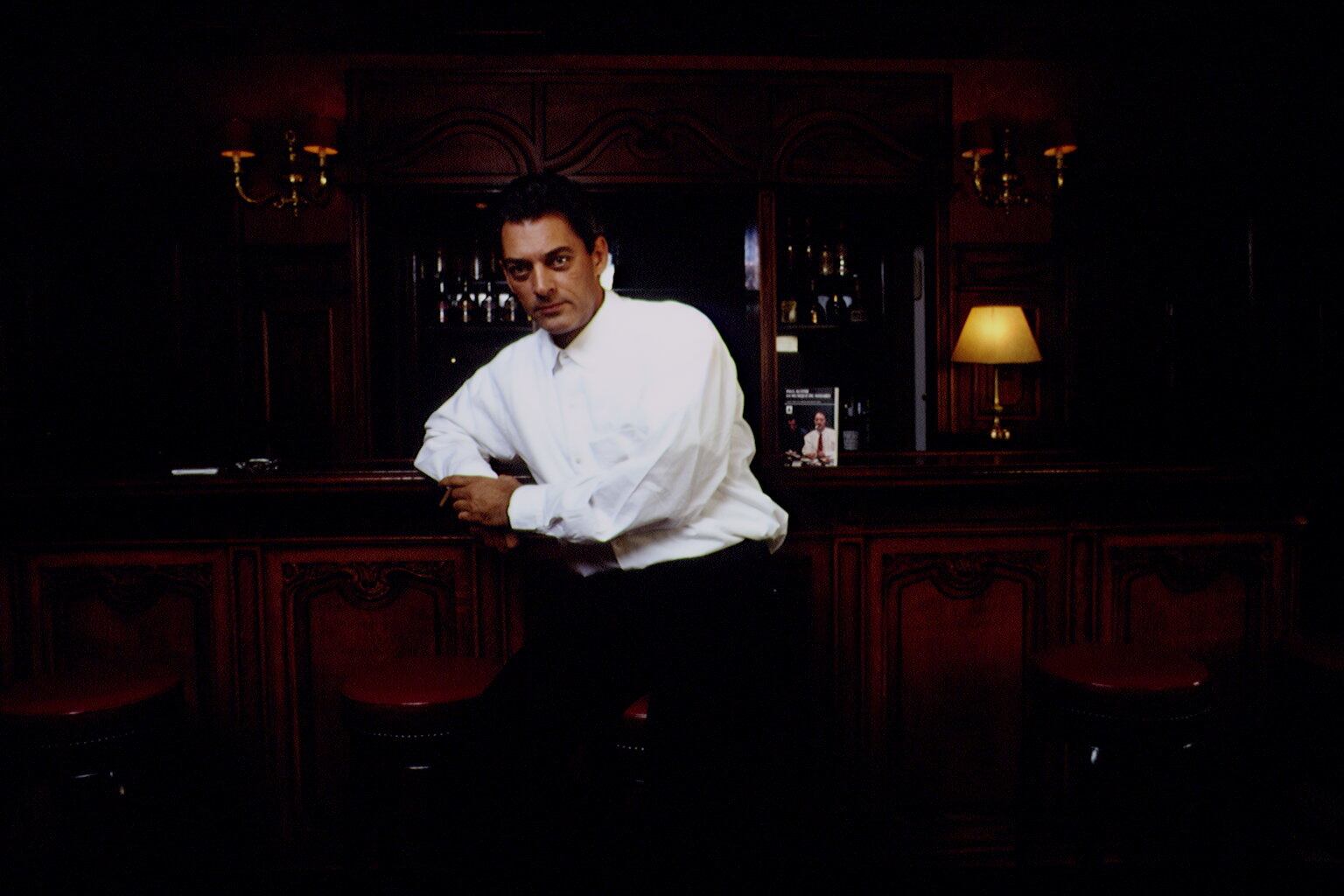 Paul Auster in Paris in 1993.