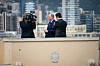 PÅ TOPPEN: Fyrst Albert kan nyte en fantastisk utsikt over Monaco. Foto: Mika Alesi/ Palais princier.