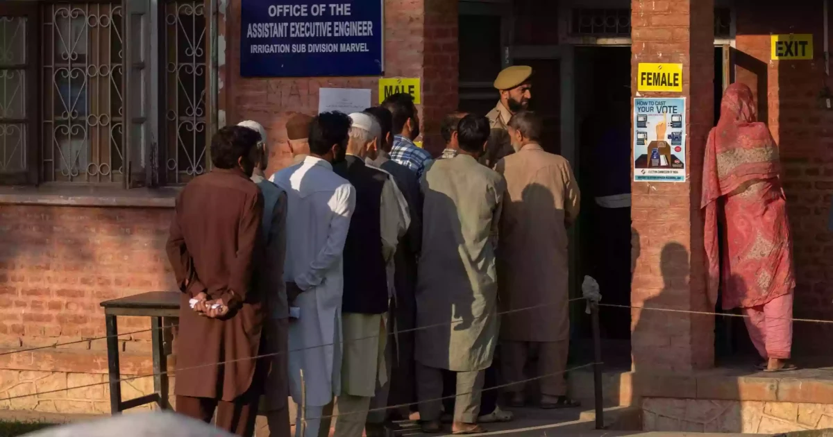 Voting for local government opens in Indian-controlled Kashmir for first time after losing autonomy