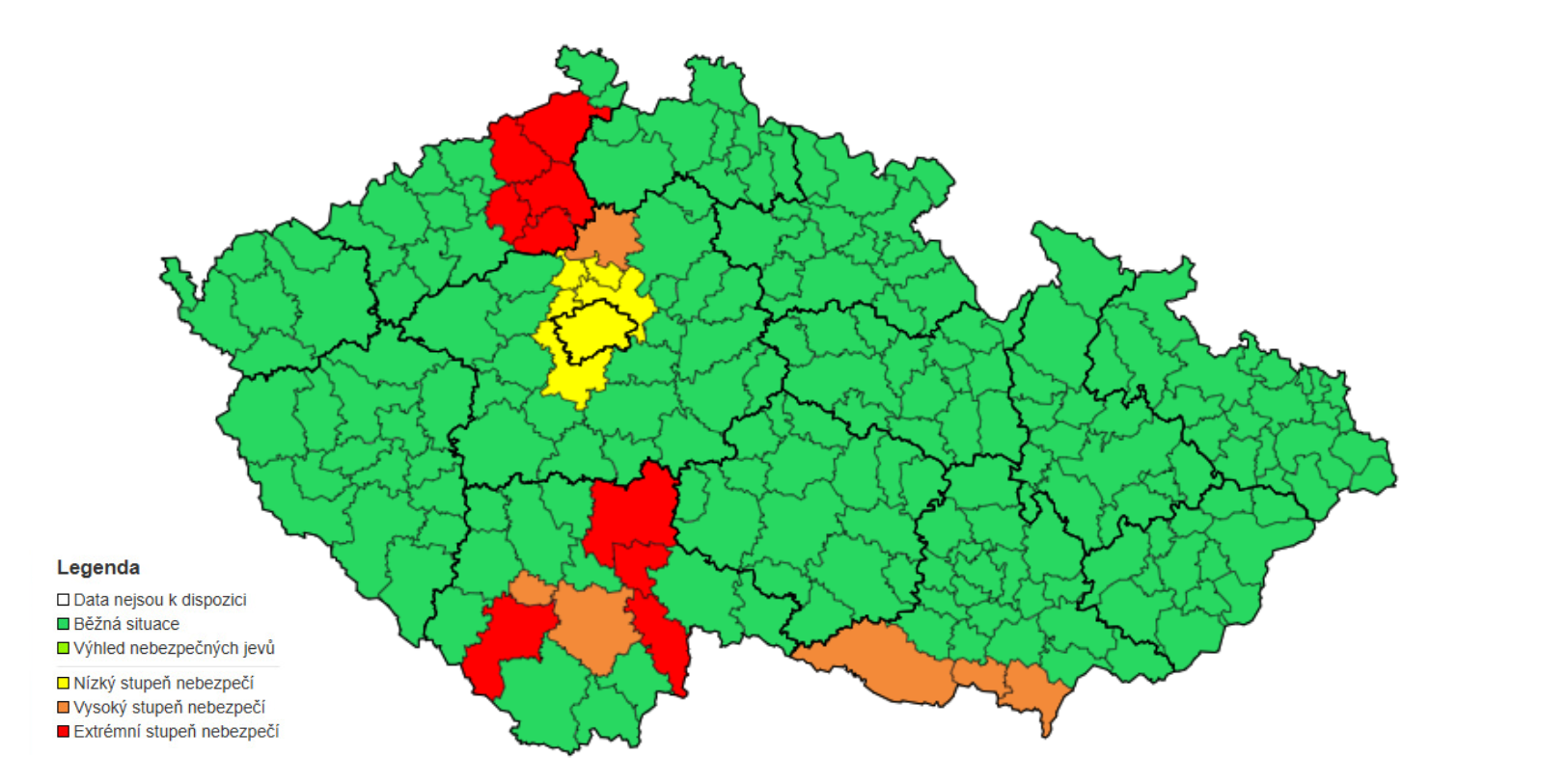 Aktuální opatření na MU v případě povodní