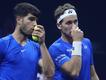 Carlos Alcaraz and Casper Ruud have cut the World's lead over Europe in the Laver Cup. (AP PHOTO)