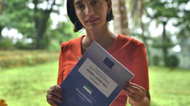 Chief Observer Evin Incir with EU EOM Final Report
