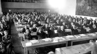 Konstituierende Sitzung des Parlamentarischen Rates am 1. September 1948