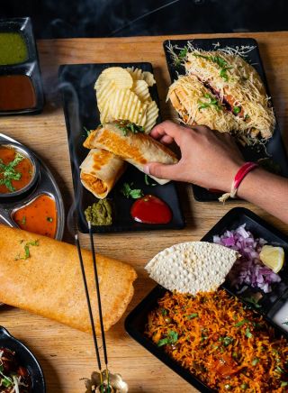 Dishes at Chatkazz, Harris Park