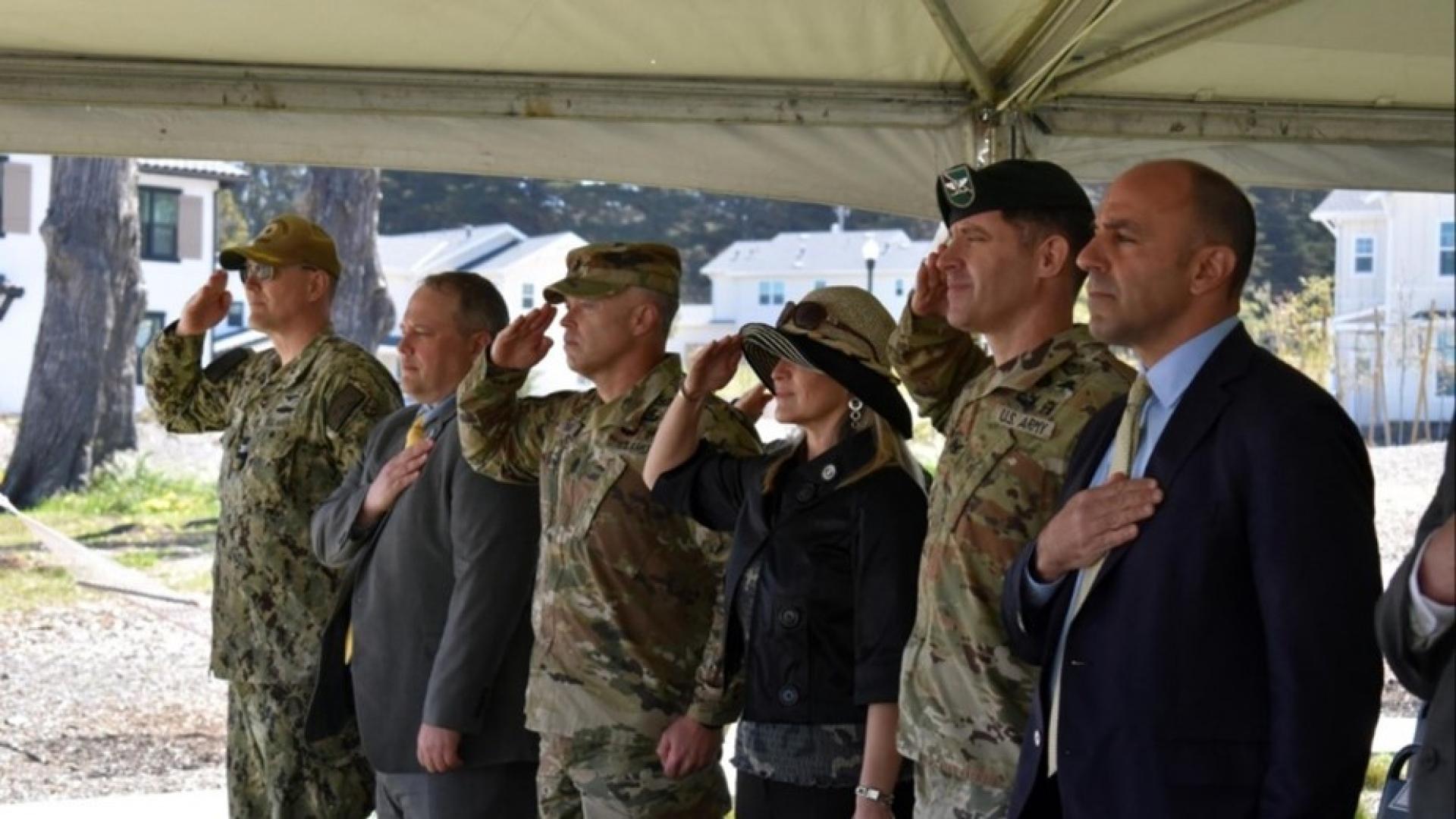 Rep. Panetta with military members