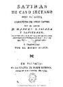 Sátiras de Cayo Sectano, hijo de Lucio,