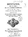 Disertacion, que en obsequio de la R. Academia Valenciana de las tres nobles artes pintura, escultura, y arquitectura