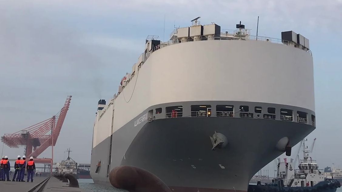 Alliance Fairfax at the Port of Shuaiba, Kuwait, Janurary 5, 2021