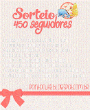 Sorteio 450 seguidores