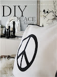 DIY PEACE Kissen