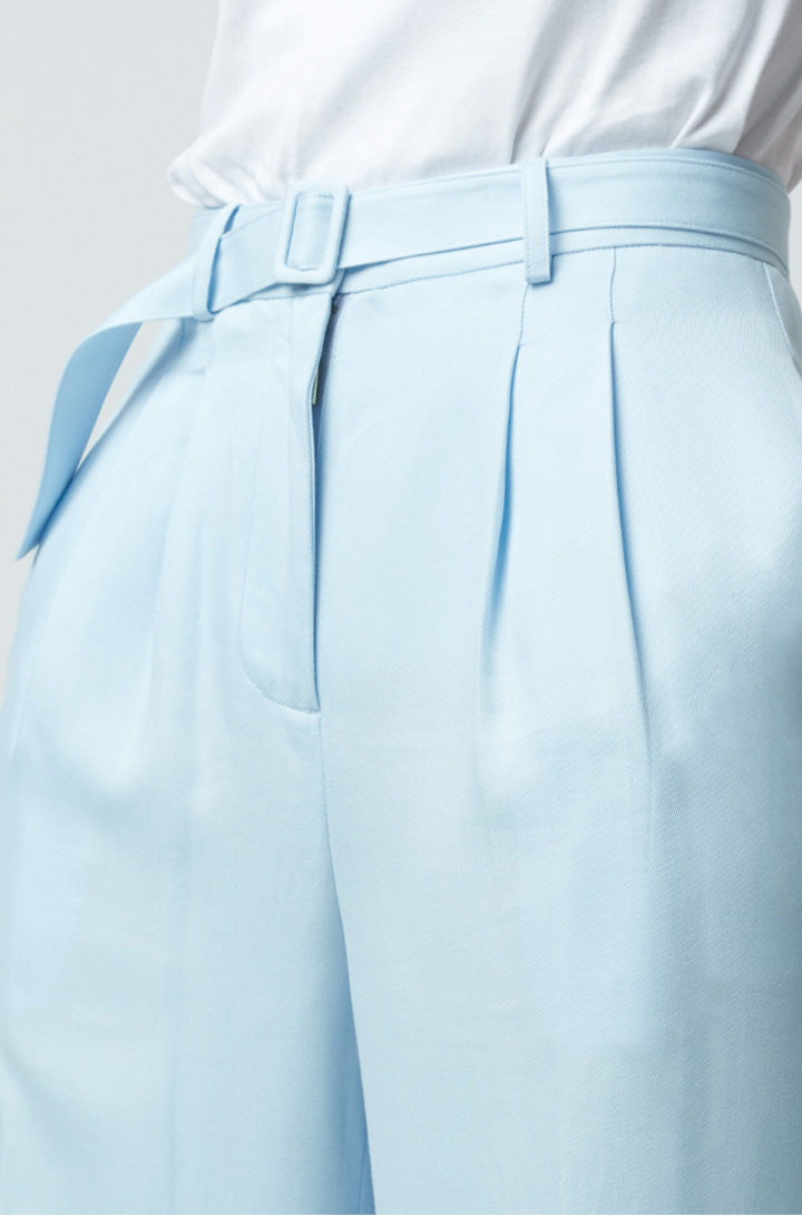 HUEY WIDE LEG TROUSERS in Sky Blue