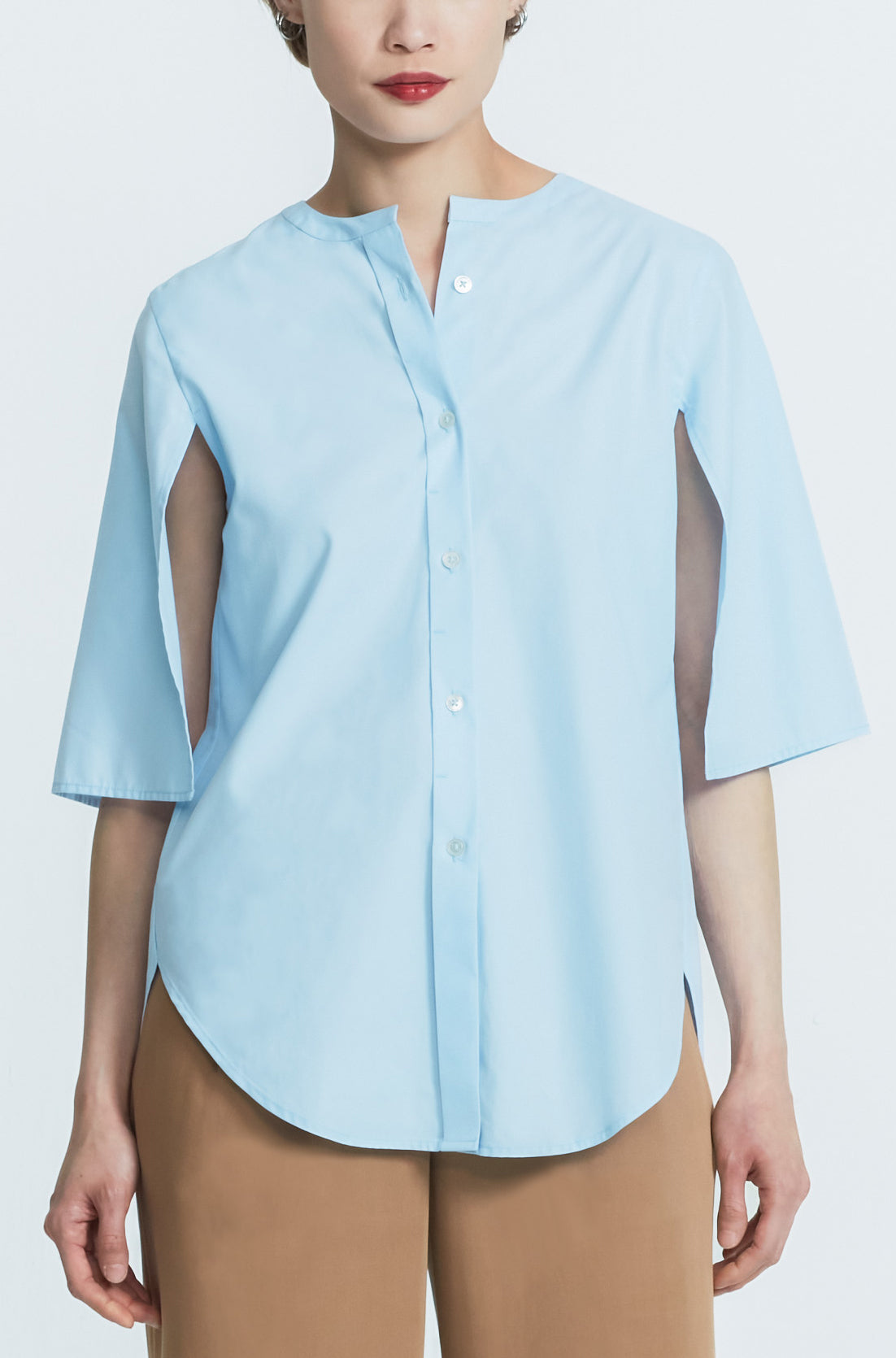 CARA BLOUSE in Sky Blue