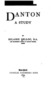 Cover of edition dantonastudy00bellgoog