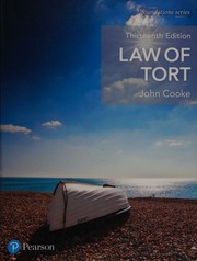 Cover of edition lawoftort0000cook_n4y7