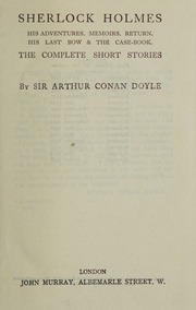 Cover of edition sherlockholmessh0000unse_b9i0