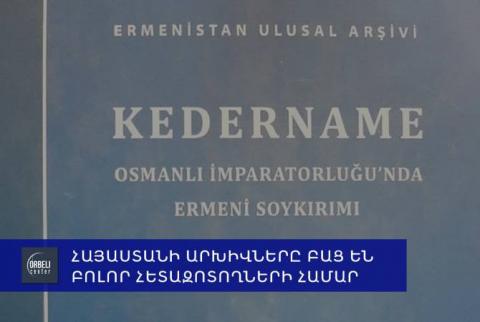 Orbeli Araştırma Merkezi: Ermenistan'daki arşivler tüm araştırmacılara açık!