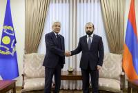 Министр иностранных дел Республики Армения принял генерального секретаря 
ОДКБ