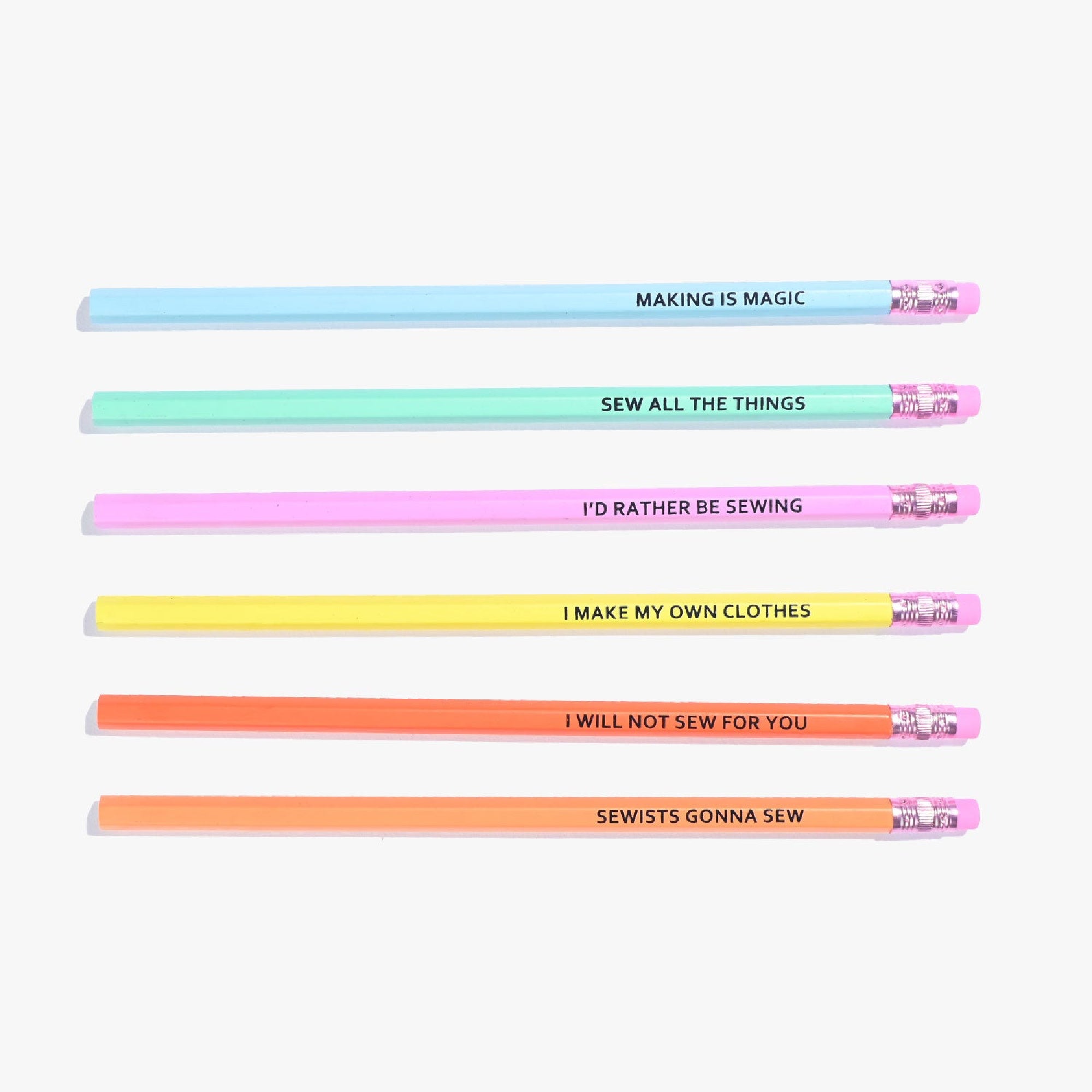 KATM - Sewing Themed Pencils - Pack of 6