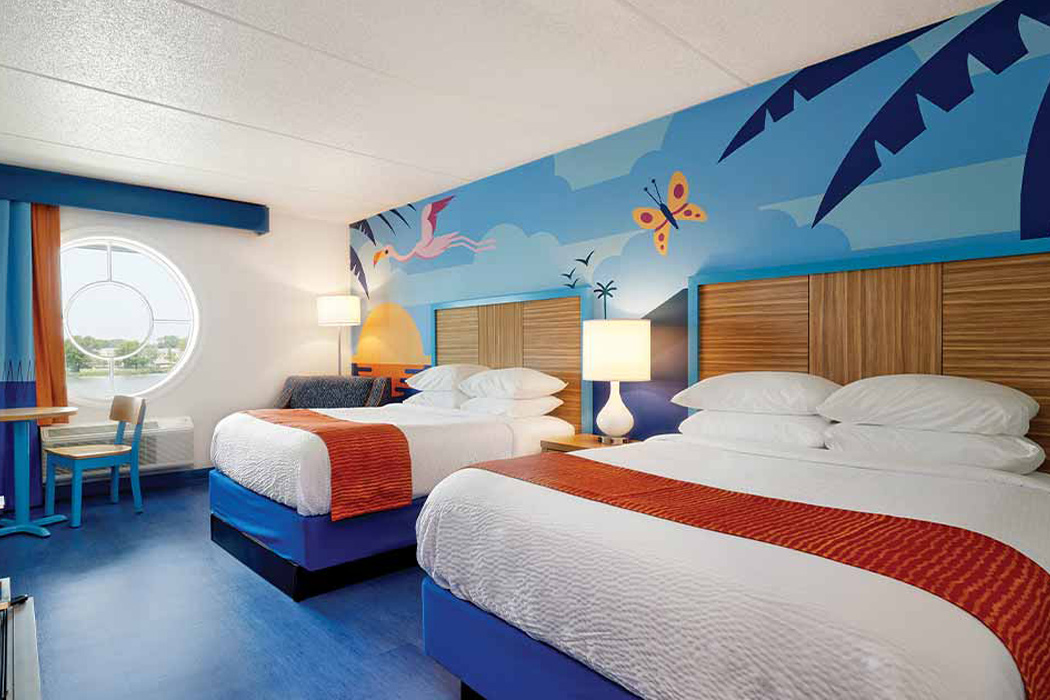 A room at Castaway Bay.