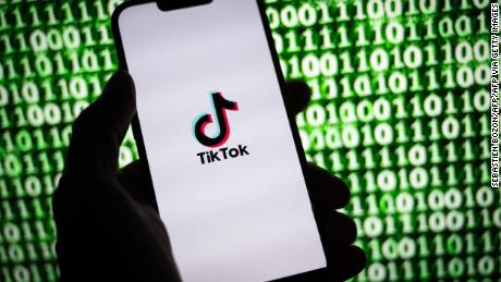 This illustration photograph taken on October 30, 2023, shows the logo of TikTok, a short-form video hosting service owned by ByteDance, on a smartphone in Mulhouse, eastern France. (Photo by SEBASTIEN BOZON / AFP) (Photo by SEBASTIEN BOZON/AFP via Getty Images)