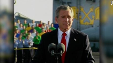 Bush &#39;Mission Accomplished&#39; speech after Iraq invasion