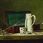 Натюрморт с трубкой и кувшином, Жан-Батист Симеон Шарден