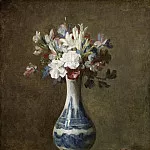 Цветы в сине-белой вазе, Жан-Батист Симеон Шарден