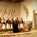 Молитва в доме предводителя арнаутов, Жан-Леон Жером