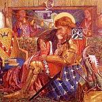 Свадьба Святого Георгия и принцессы Сабры, Данте Габриэль Россетти