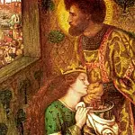 Святой Георгий и принцесса Сабра, Данте Габриэль Россетти
