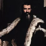 Veronese (Paolo Cagliari) - Portrait of a Man in a Fur Coat