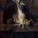 Мертвый кролик и охотничьи принадлежности, Жан-Батист Симеон Шарден