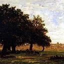 RUSSO THEODORE – A group of oaks in the forest of Fontainebleau, Louvre (Paris)