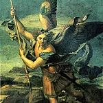 RAPHAEL – St. Archangel Michael, Louvre (Paris)