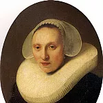 REMBRANDT – Cornelia Pronk, wife of Albert Cooper, Louvre (Paris)