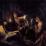 YES IIOHTE JACOPO, NAMED JACOPO BASSANO – Deposition from the cross, Louvre (Paris)