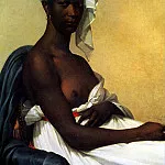 Benoit Marie Guillemin – Portrait of a black woman, Louvre (Paris)