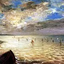 DELACROIT EUGENE – Sea in Dieppe, Louvre (Paris)