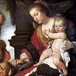 BERNARDO STROZZI – The Holy Family with St. John the Baptist, Louvre (Paris)