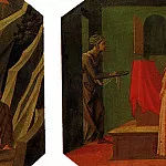 PESELLINO – ST. Francis receiving the stigmata; Saints Cosmas and Damian treating a sick person, Louvre (Paris)