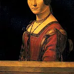 LEONARDO DA VINCI – Portrait of a lady at the Milanese court, Louvre (Paris)