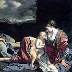 GENTILESCHI ORAZIO – Rest on the Flight into Egypt, Louvre (Paris)